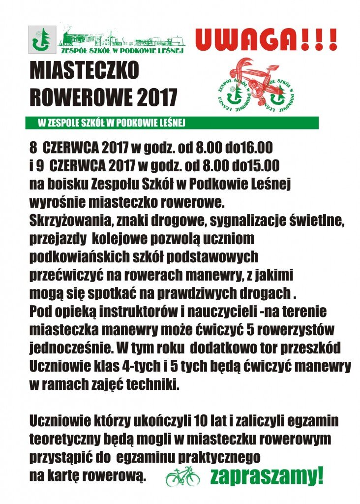 Miasteczko rowerowe
